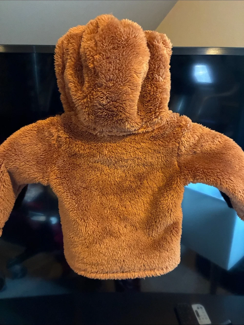 Carter's Plush Teddy Hooded Jacket in Warm Brown